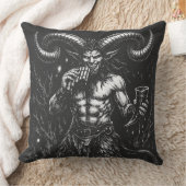 Gehörnter Wintersatyr — von BurnsInHell Kissen (Decke)