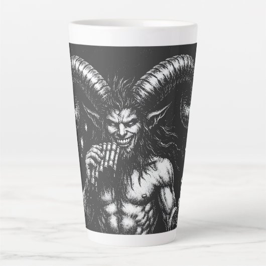 Gehörnter Wintersatyr — von BurnsInHell Milchtasse (Vorderseite)