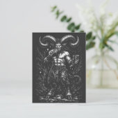 Gehörnter Wintersatyr — von BurnsInHell Postkarte (Stehend Vorderseite)