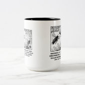 Gehorsam-Arbeits-Honigbienen Henry V Shakespeare Zweifarbige Tasse (Mittel)