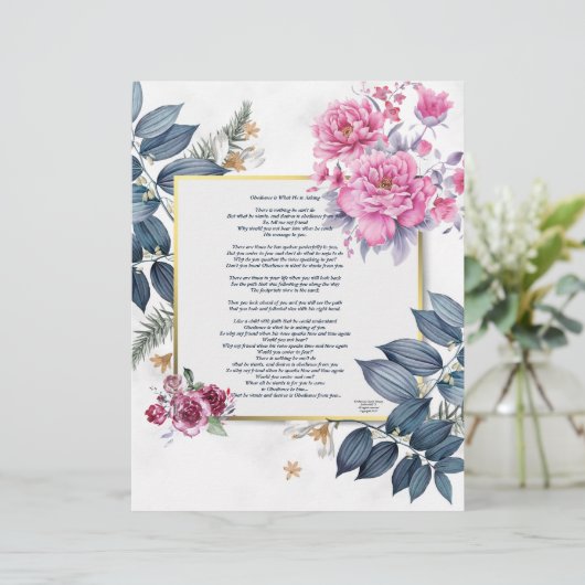 Gehorsam Frage er von dir, wie du dir das Linenpap (Stehend Vorderseite)