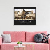 Gehorsam: Inspiration 2 Leinwanddruck (Insitu (Wohnzimmer))