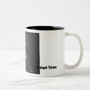 Gehorsam ist Leben-Tasse Zweifarbige Tasse
