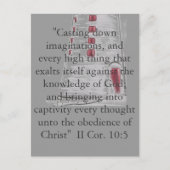 Gehorsam Postkarte (Vorderseite)