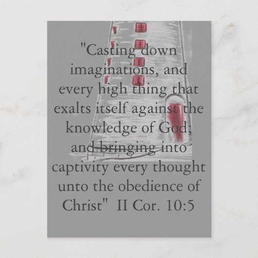 Gehorsam Postkarte (Vorderseite)