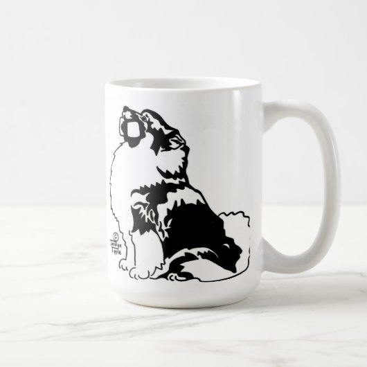 GehorsamKeeshond Kaffeetasse (Rechts)