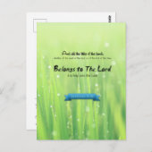 gehört dem Herrn Postkarte (Vorne/Hinten)