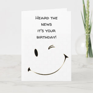 GEHÖRT, ES IST "DEIN GEBURTSTAG" KARTE