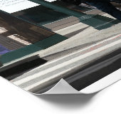 Gehsignal Poster (Ecke)