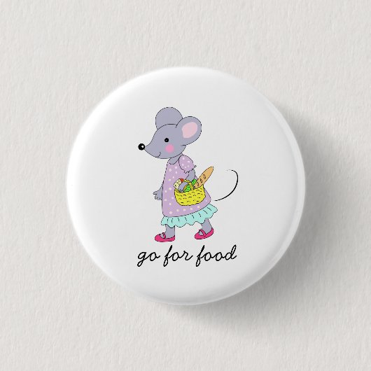 gehst zum Essen Button (Vorderseite)