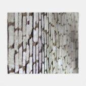 Gehsteig zu Pflastersteinen Fleecedecke (Vorderseite (Horizontal))