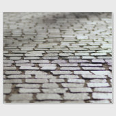 Gehsteig zu Pflastersteinen Geschenkpapier (Flach)