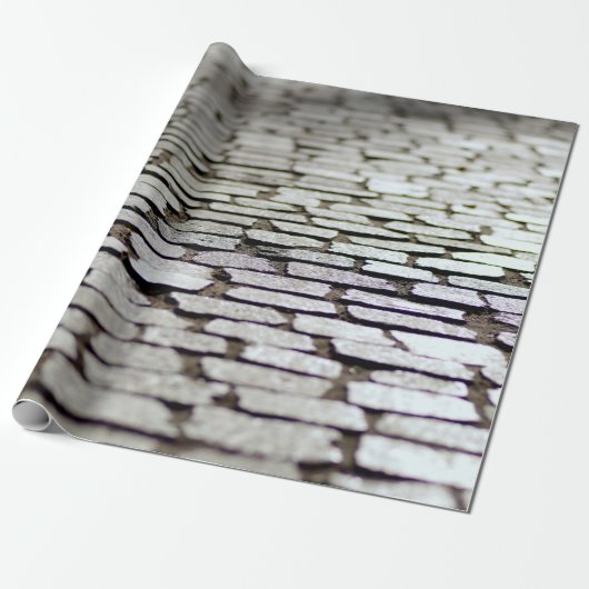 Gehsteig zu Pflastersteinen Geschenkpapier (Ungerollt)