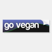 GEHT - Blau VEGAN Autoaufkleber (Vorne)