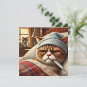 Geht es bald gut! feiertagskarte (Stehend Vorderseite)