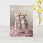 Geht es bald gut! karte (Gelbe Blume)