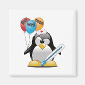 Geht es bald gut. Pinguin Nurse. Magnet (Vorne)