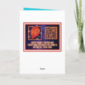 Geht es dir gut? Denken Karte (Rückseite)