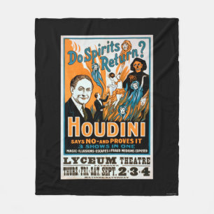 Geht Geist zurück? Houdini sagt, dass NO- ihn Fleecedecke