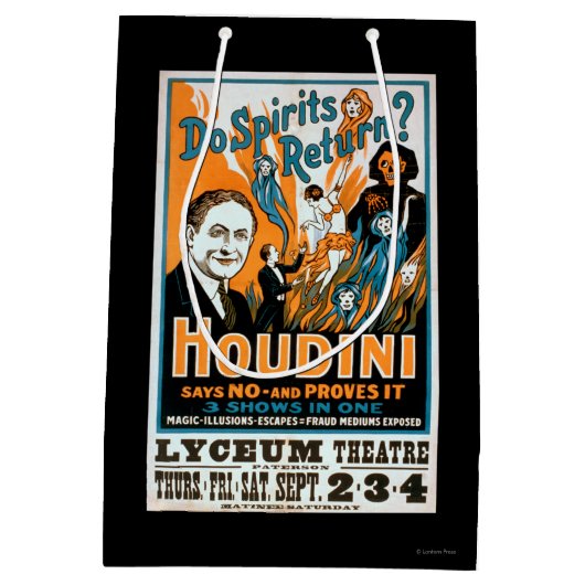 Geht Geist zurück? Houdini sagt, dass NO- ihn Mittlere Geschenktüte (Rückseite)