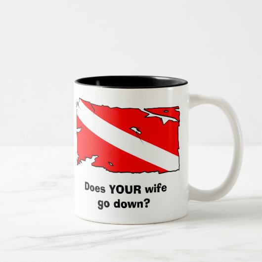 Geht IHRE Ehefrau unten? Tasse (Rechts)