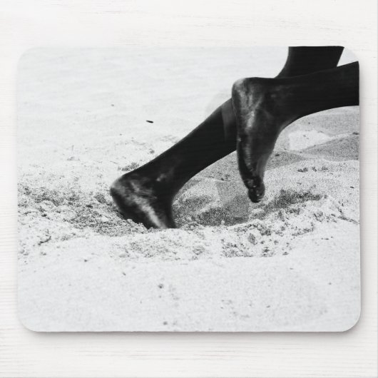 geht langsam dem Sand aus Mousepad (Vorne)