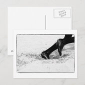 geht langsam dem Sand aus Postkarte (Vorne/Hinten)