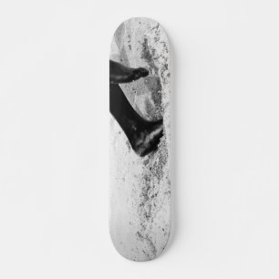 geht langsam dem Sand aus Skateboard