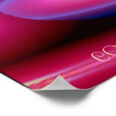 GEHT MIT DEM FLUSS!!! (Pink) Poster (Ecke)
