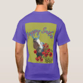 geht mit dem Funky Fliegenschnabel-Häkelchen T-Shirt (Rückseite)