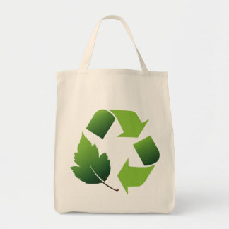 Geht Umwelt grüne Tragetasche