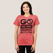 Geht und macht Jünger Tri-Blend Shirt (Vorderseite voll)