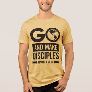 Geht und macht Jünger Tri-Blend Shirt