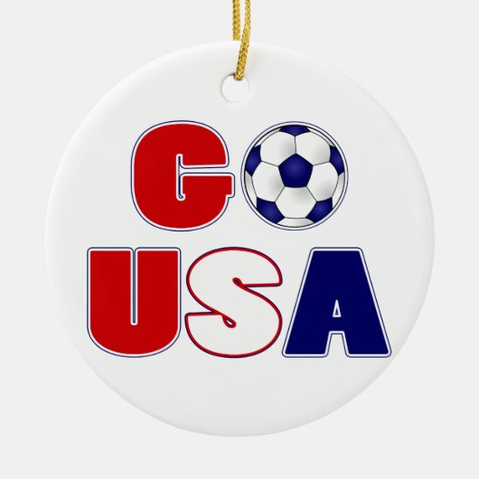 Geht USA-Fußball Keramikornament (Vorne)