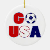Geht USA-Fußball Keramikornament (Hinten)