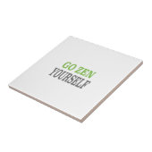 Geht Zen sich (grüne Atemausgabe) Fliese (Seite)