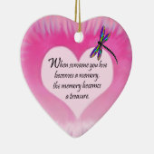 Gehütete Erinnerungens-Libelle Keramikornament (Rechts)