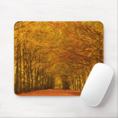 Gehweg durch den Wald in Herbst mousepad (Mit Mouse)