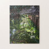 Gehweg durch einen tropischen Wald, Kauai, Hawaii Puzzle (Vertikal)