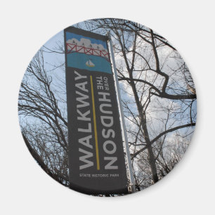 Gehweg über dem Hudson Magnet