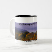 Gehweg über der der Hudson-Tasse Zweifarbige Tasse (Vorderseite Links)