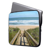 Gehweg zum Strand Laptopschutzhülle (Vorderseite Links)