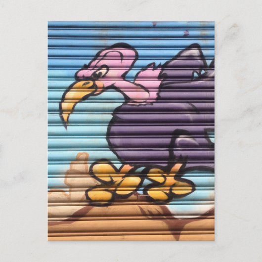 Geier-Cartoon Postkarte (Vorderseite)