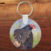 Geier der Türkei auf Stamm Schlüsselanhänger (Vorderseite)