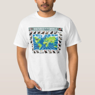 Geier der Weltkarte T-Shirt