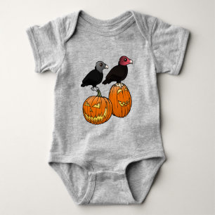 Geier feiern Halloween! Baby Strampler