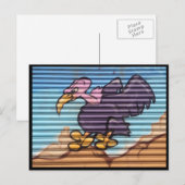 Geier Postkarte (Vorne/Hinten)