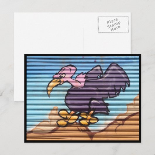 Geier Postkarte (Vorne/Hinten)