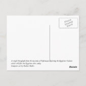 Geier Postkarte (Rückseite)