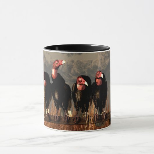 Geier-Quartett Tasse (Zentrum)